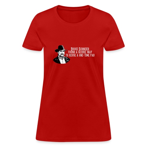Bruce Schneier Fact #5 - Women's T-Shirt