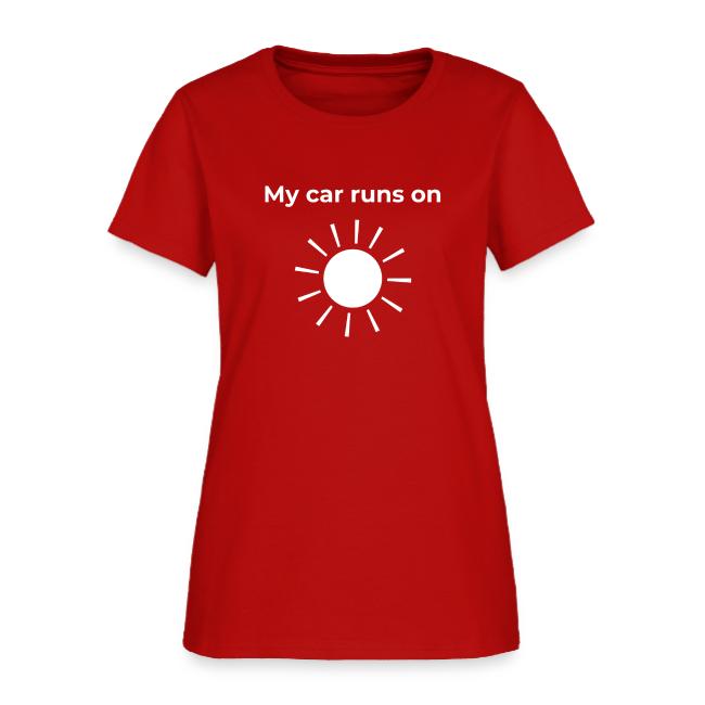 My car runs on solar (power)