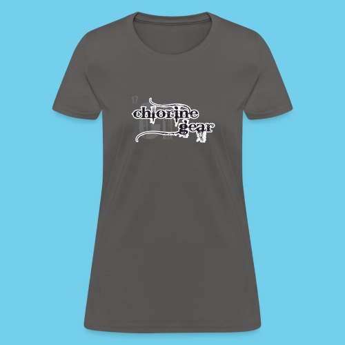 Chlorine Gear Textual B W - Women's T-Shirt