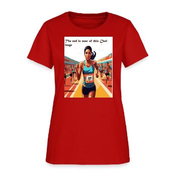 run2 - Women's T-Shirt - red - Front