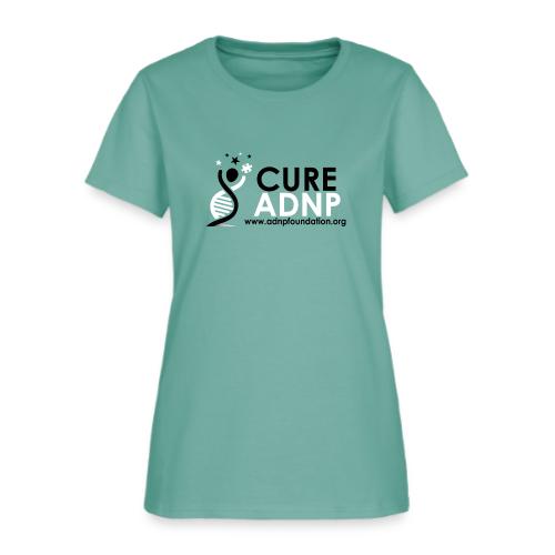 CURE ADNP LOGO All Bold Font Black and White 1 edi - Women's T-Shirt