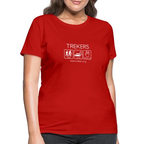 Trekers white logo - Women's T-Shirt