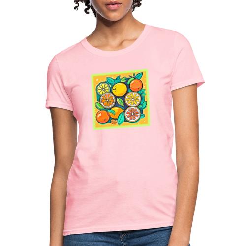Citrus Fruit Art Design - Women's T-Shirt