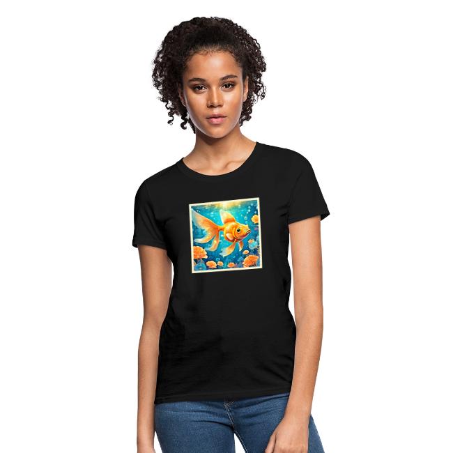 Underwater Goldfish Art