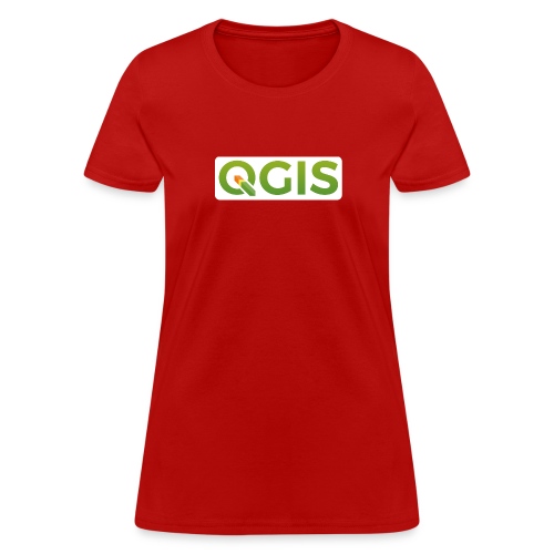 qgis_600dpi_white_bg - Women's T-Shirt