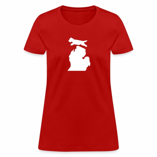 westie Bark Michigan - Women's T-Shirt