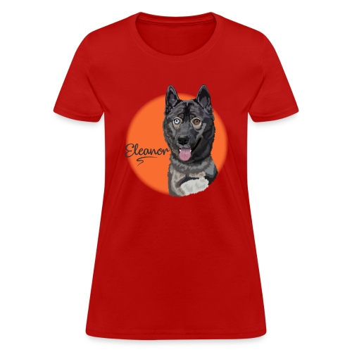 Eleanor the Husky from Gone to the Snow Dogs - Women's T-Shirt
