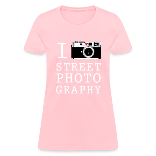 i heart street photography big transpare - Women's T-Shirt