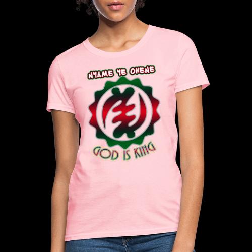 God is King Adinkra - Women's T-Shirt