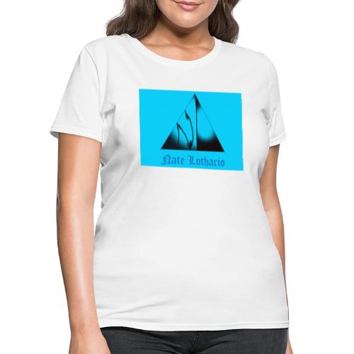 Aqua Blue Logo - Women's T-Shirt
