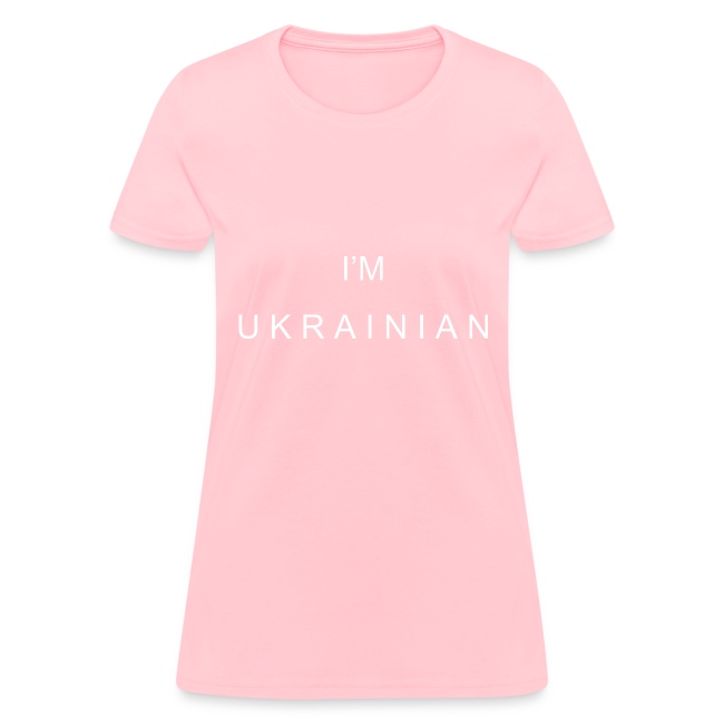 I'm Ukrainian