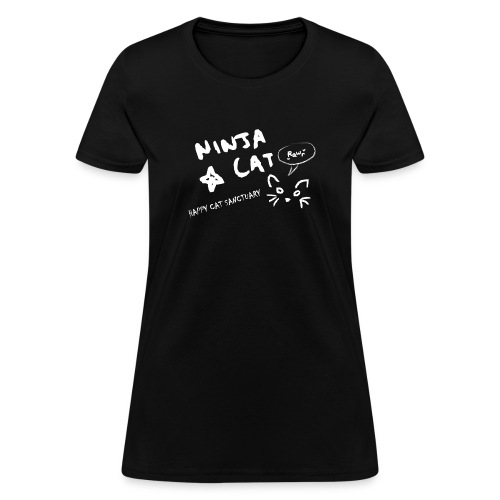 Ninja Cat Logo - Women's T-Shirt