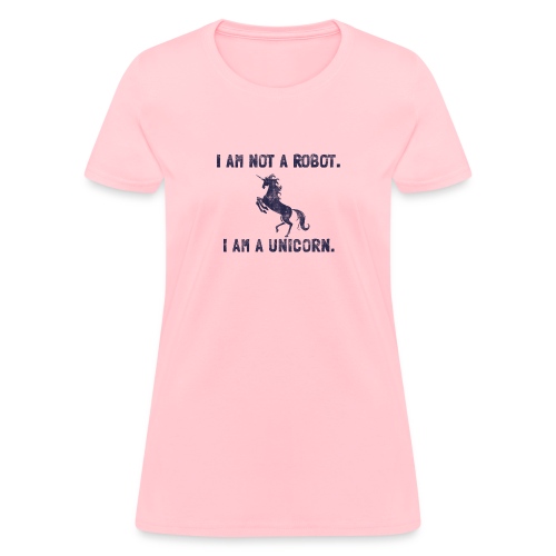 unicorn tall dark blue - Women's T-Shirt