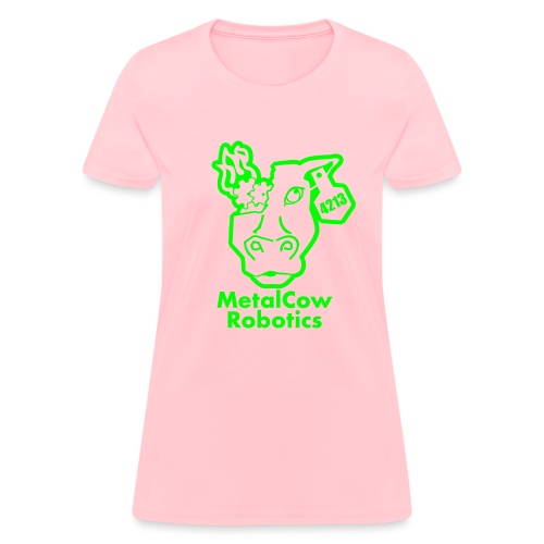 MetalCowLogo GreenOutline - Women's T-Shirt