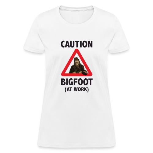 Bigfoot At Work - Women's T-Shirt