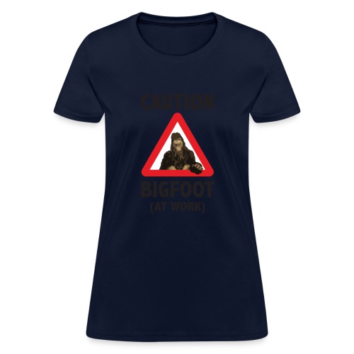 Bigfoot At Work - Women's T-Shirt
