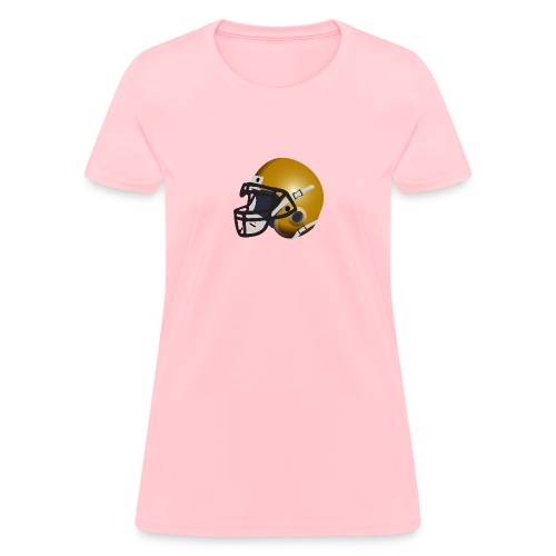 gold football helmet - Women's T-Shirt