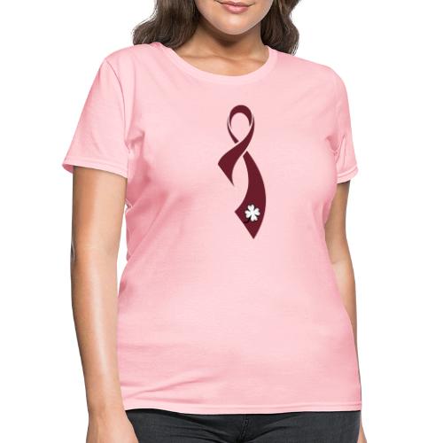 TB Multiple Myeloma Cancer Awareness Ribbon - Women's T-Shirt