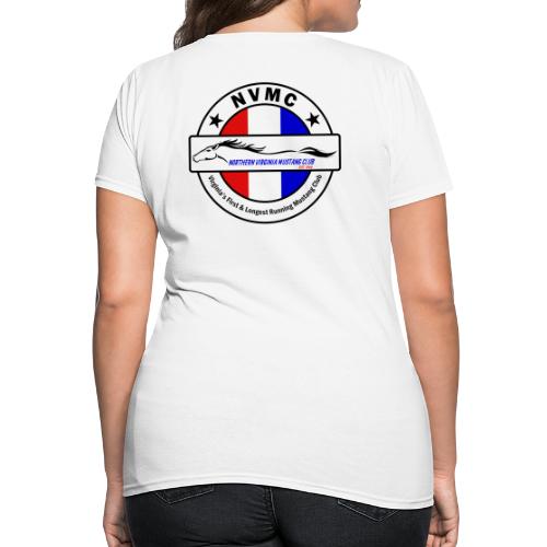 Circle logo t-shirt on white with black border - Women's T-Shirt