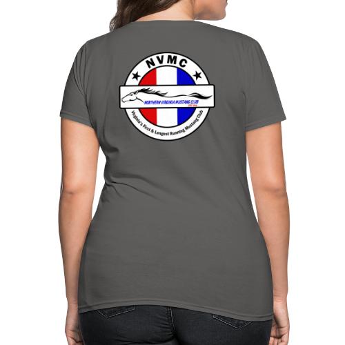 Circle logo t-shirt on white with black border - Women's T-Shirt