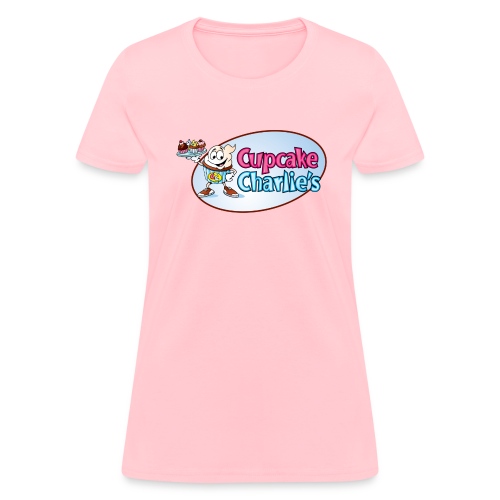 Cupcake Charlie's Logo - Women's T-Shirt
