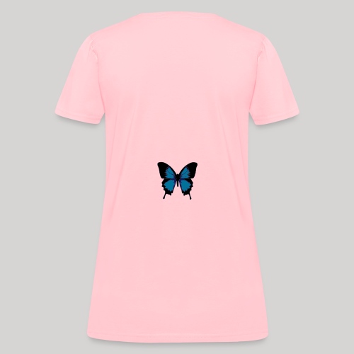 blue butterfly - Women's T-Shirt
