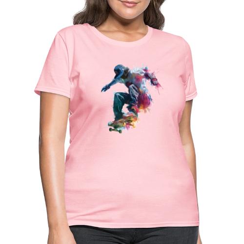 Skateboarding: Ride the Colors - Women's T-Shirt