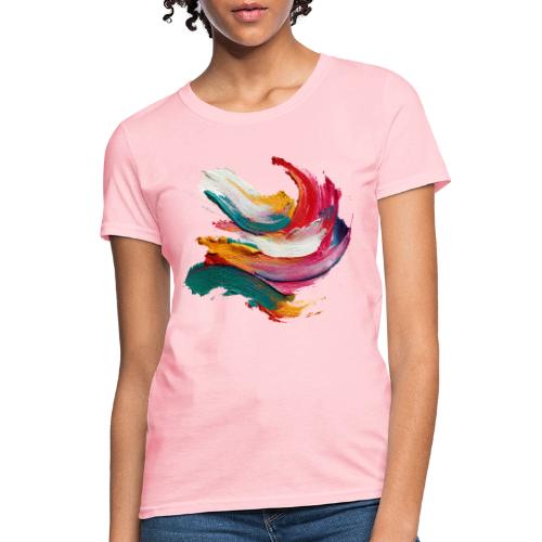 Colorful brushstrokes - Women's T-Shirt