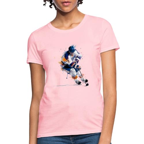 Hockey: Icy Streaks - Women's T-Shirt