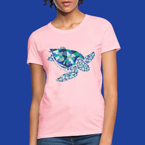 Seaglass Series-Sea Turtle - Women's T-Shirt
