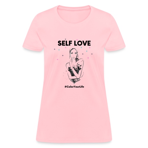 Self Love Black Print - Women's T-Shirt