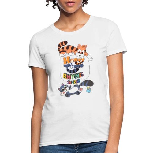 Honey and Tomo Rhymes Sharing - Women's T-Shirt