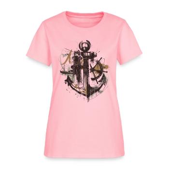 Anchor Collage - Women's T-Shirt - pink - Front