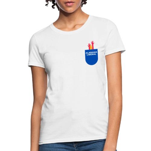 Blue in a red state - pocket - Women's T-Shirt