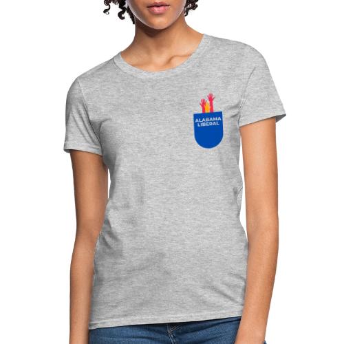 Blue in a red state - pocket - Women's T-Shirt