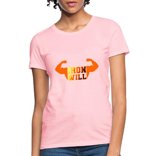 Bodybuilding: Iron Will Power - Women's T-Shirt