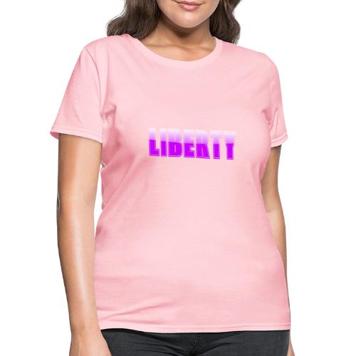 Liberty Typography Graphic Design - Women's T-Shirt