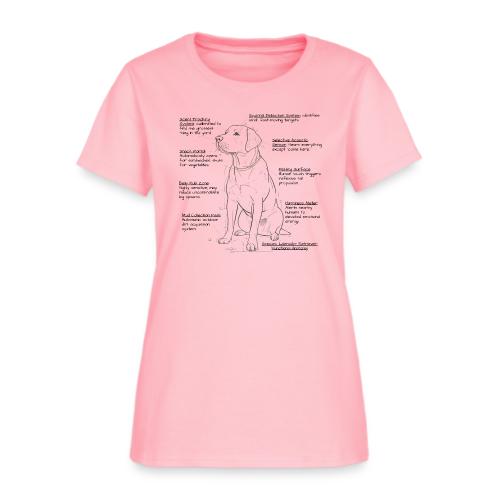 Labrador Retriever Functional Anatomy - Women's T-Shirt