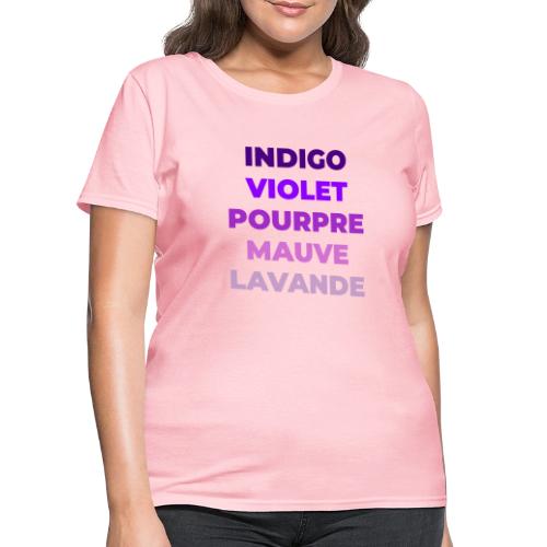 Shades of purple - Women's T-Shirt