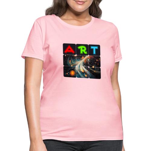 Swirls of Colorful Art - Women's T-Shirt