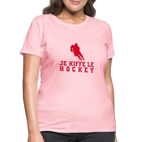 I love hockey - Women's T-Shirt