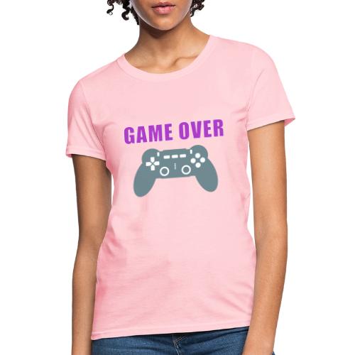 Game Over Gamer Controller Design - Women's T-Shirt