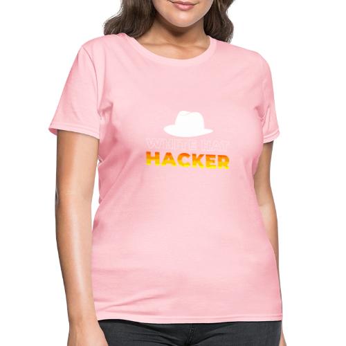 White Hat Hacker - Women's T-Shirt