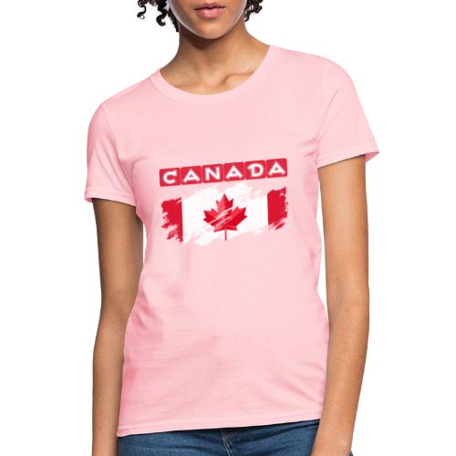 Canada, Inspired by the Canadian flag - Women's T-Shirt