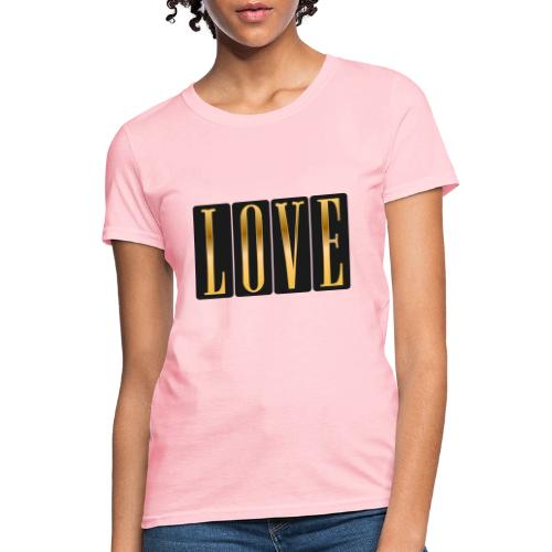 Golden Love - Women's T-Shirt