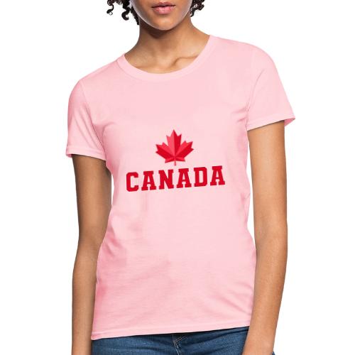 Canada with a maple leaf - Women's T-Shirt