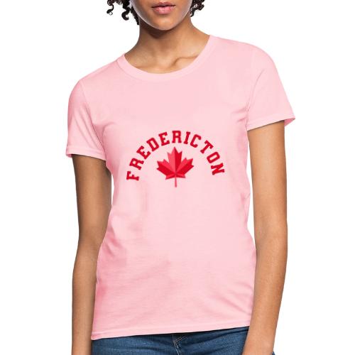 Fredericton with maple leaf - Women's T-Shirt