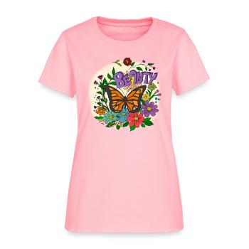 Beauty - Women's T-Shirt - pink - Front