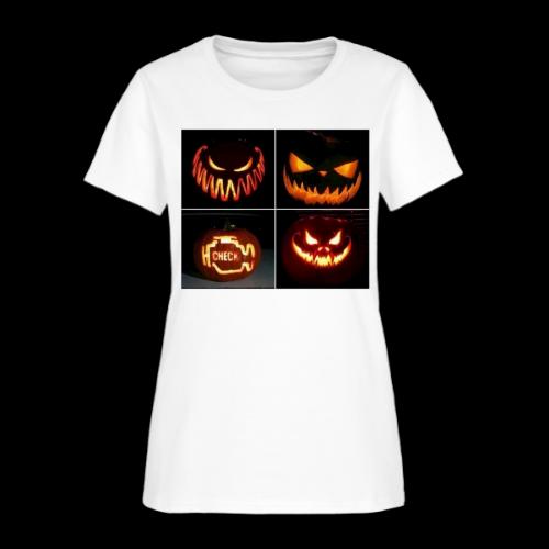 Check Engine Light Pumpkin - Women's T-Shirt