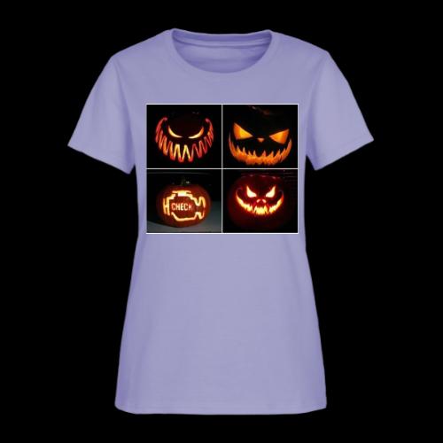 Check Engine Light Pumpkin - Women's T-Shirt